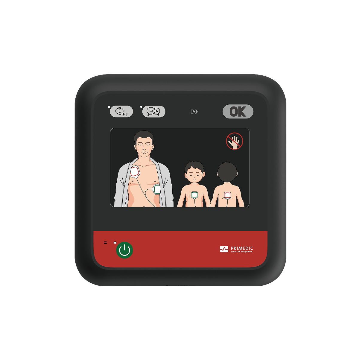 เครื่องกระตุกหัวใจไฟฟ้าอัตโนมัติ HeartSave myPAD-670A