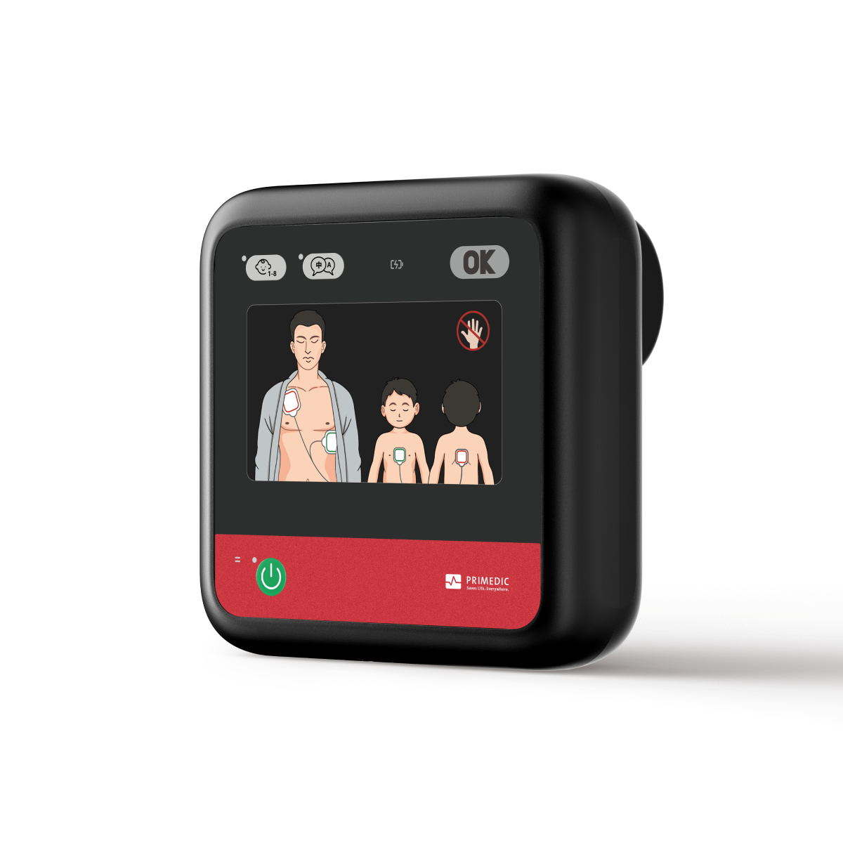เครื่องกระตุกหัวใจไฟฟ้าอัตโนมัติ HeartSave myPAD-670A